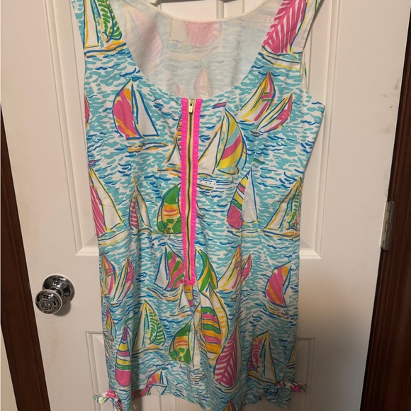 Lilly Pulitzer you gotta regatta Delia shift dress size 12 - Picture 6 of 7